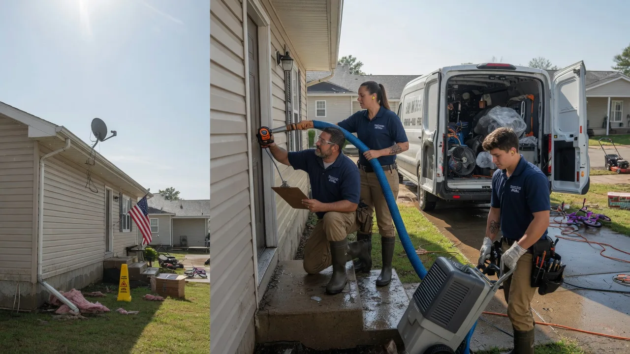 Ceiling Water Damage Restoration in Shattuck, OK near me